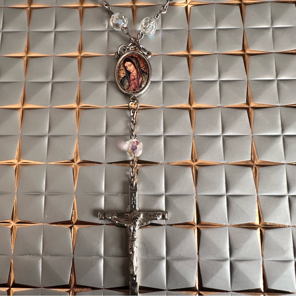 VINTAGE ST MARY , ST SHARPIL ROSARY - Picture 9 of 9